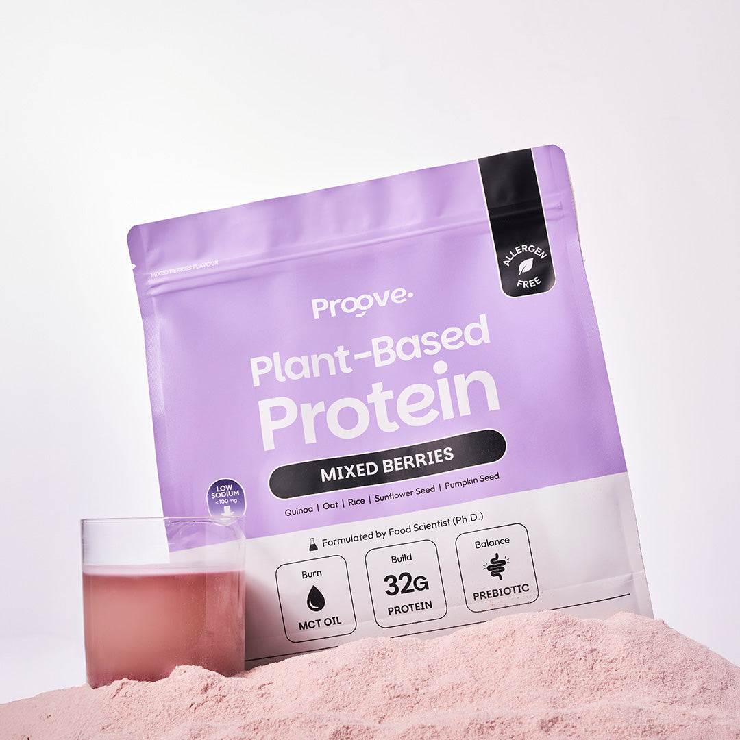 Proove โปรตีนพืช ขนาดสุดคุ้ม! 30 servings ช่วยเผาผลาญ อร่อย ดื่มง่าย ให้โปรตีน 32g ไม่มีน้ำตาล แคลต่ำ