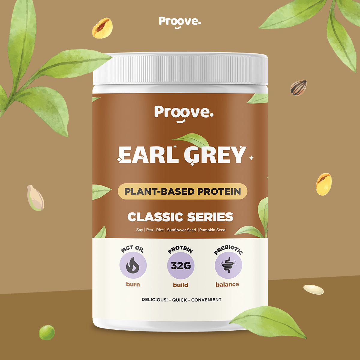 โปรตีนพืช Proove รส ชาเอิร์ลเกรย์ สูตร Classic