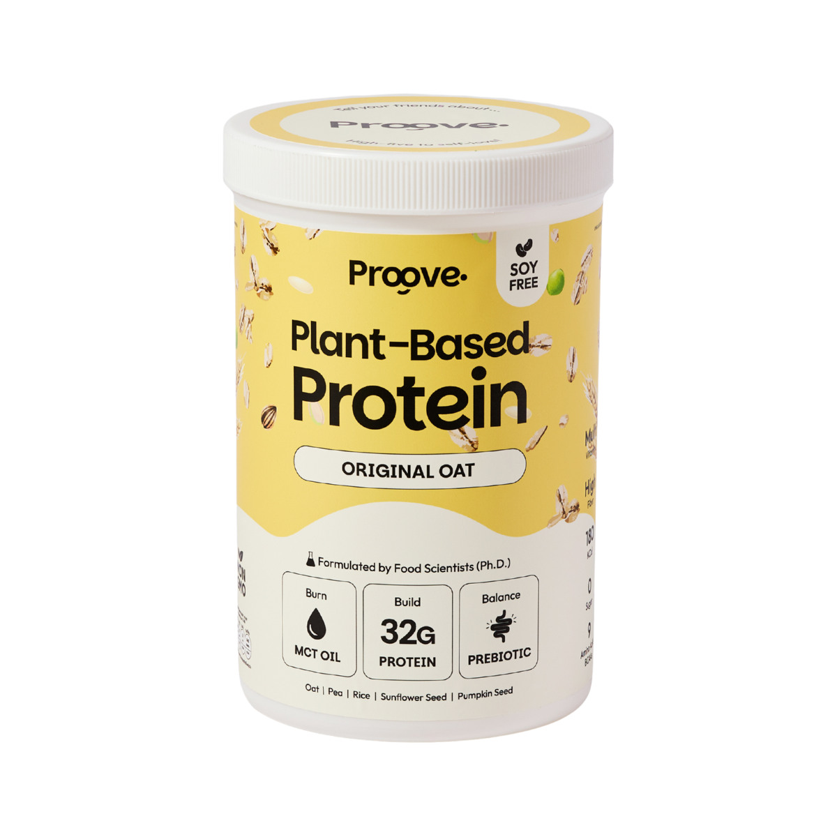Proove โปรตีนพืช ช่วยเผาผลาญ อร่อย ดื่มง่าย รส ออริจินอล โอ๊ต โปรตีนสูง ไม่มีน้ำตาล แคลต่ำ