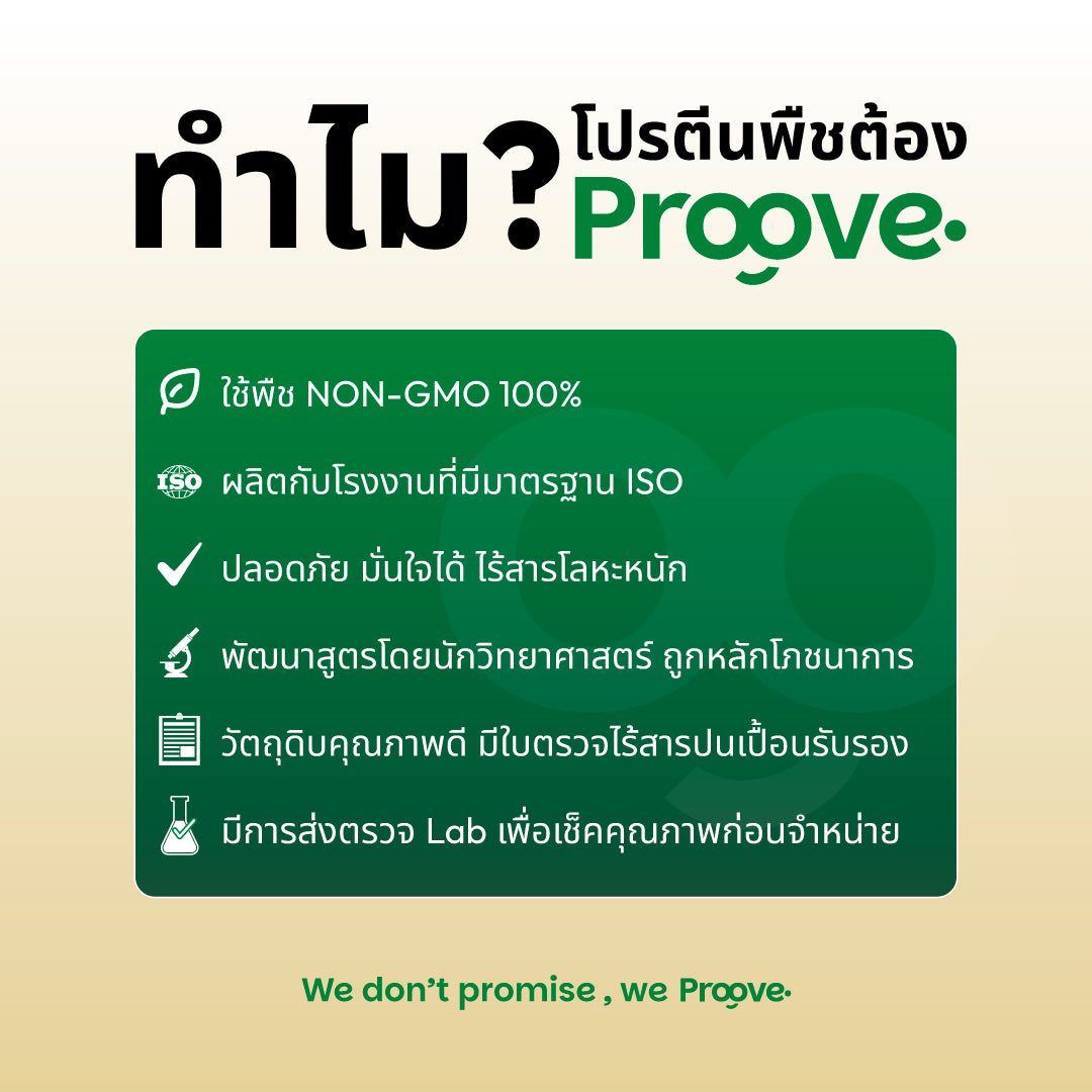 Proove x MATCHAZUKI โปรตีนพืชรสเก็นไมฉะ ชาเขียวกลิ่นหอมข้าวคั่ว หอม อร่อย ดื่มง่าย ไม่มีถั่วเหลือง