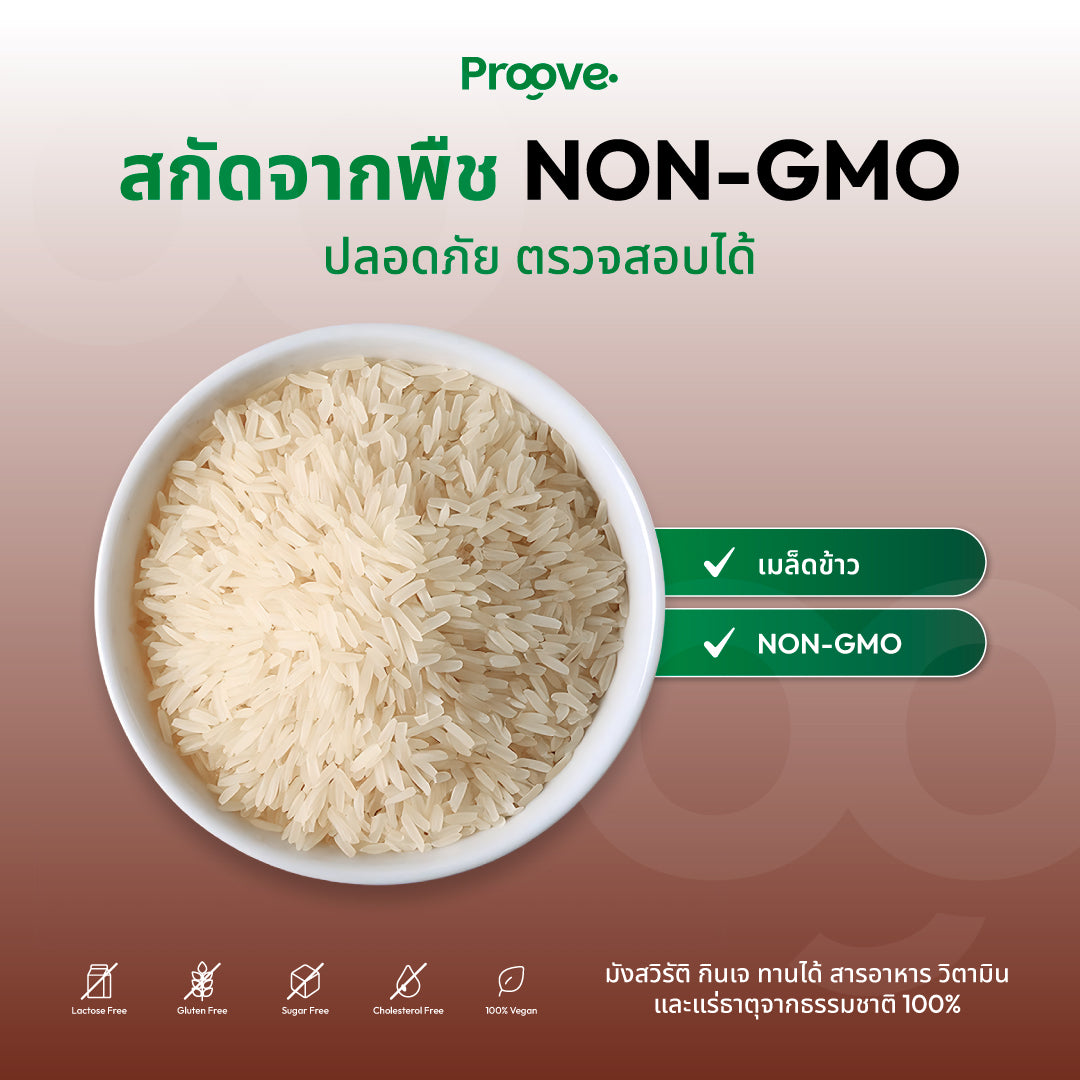 Proove โปรตีนพืช (สูตรไม่มีถั่ว) รสพรีเมียมคาเคา Premium Cacao