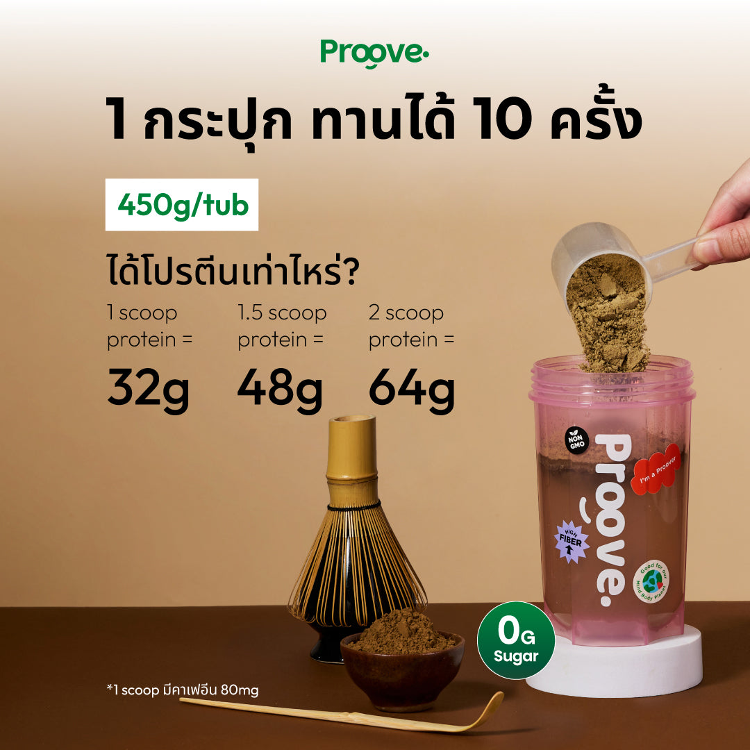 [กด2กระปุกเพื่อรับของแถม] Proove x MATCHAZUKI รสโฮจิฉะ ชาเขียวคั่ว มีกลิ่นหอมหวานเฉพาะตัว สีน้ำตาลอ่อน ชวนสัมผัสความพรีเมียม