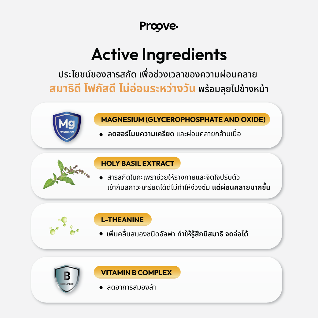 [ฟรีแก้วน้ำ] Proove MagDay+ : แมกเดย์พลัส แมกนีเซียม เพื่อการ BalanceEnergy โฟกัสดี ไม่มีอ่อม
