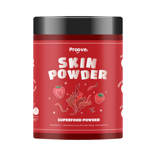 Skin powder (ผงซุปเปอร์ฟู้ด) บำรุงผิวสวย ผิวใส บำรุงสมอง Astaxanthin 6 mg