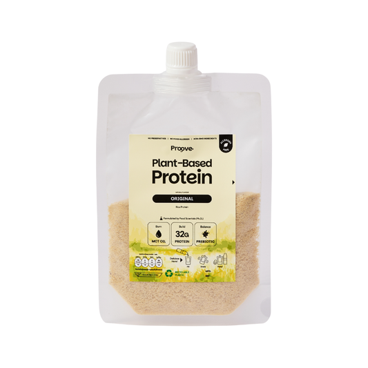 Proove โปรตีนพืช แบบพกพา ช่วยเผาผลาญ อร่อย ดื่มง่าย ลื่นคอ รสออริจินอล Original (สูตรไม่มีถั่ว)