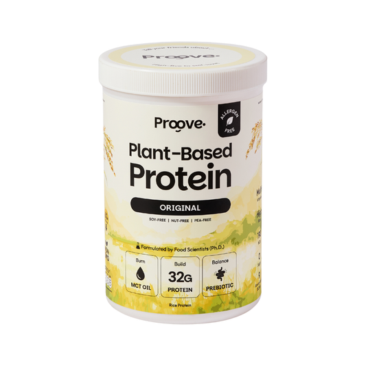 Proove โปรตีนพืช(สูตรไม่มีถั่ว) รสออริจินอล Original ไม่มีน้ำตาล โซเดียมต่ำ